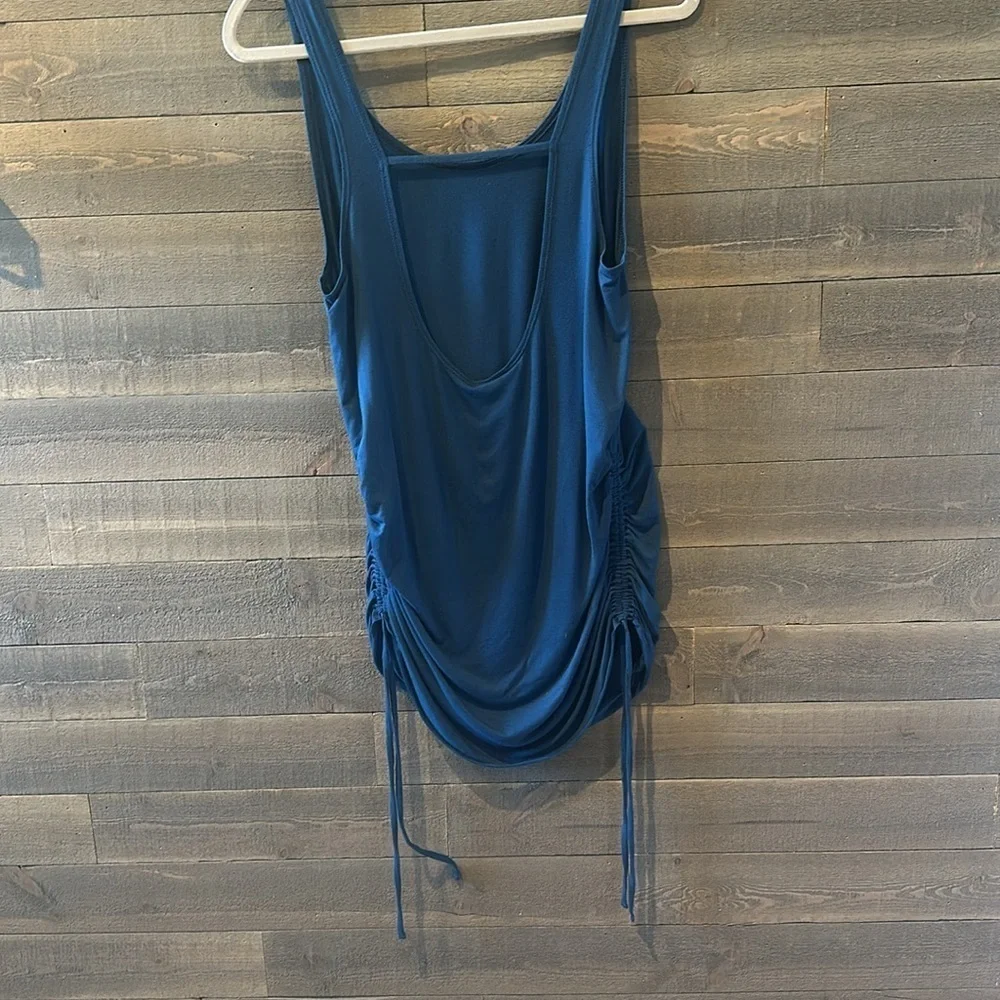 NWT Lucky brand blu size small swim cover up